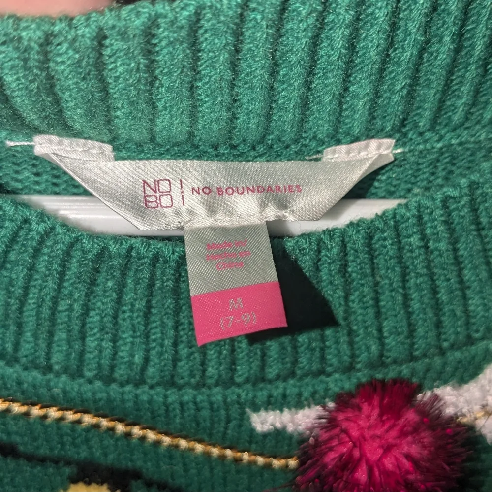 No Boundaries Medium 7-9 Christmas Tree Dress - Picture 2 of 4